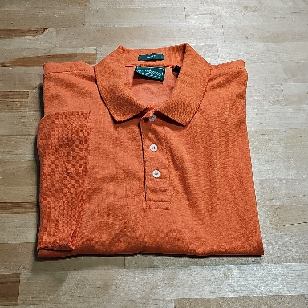 3 for $20 🍊 Outer Banks CoolDRI Orange Performance Polo Shirt - 2XL
